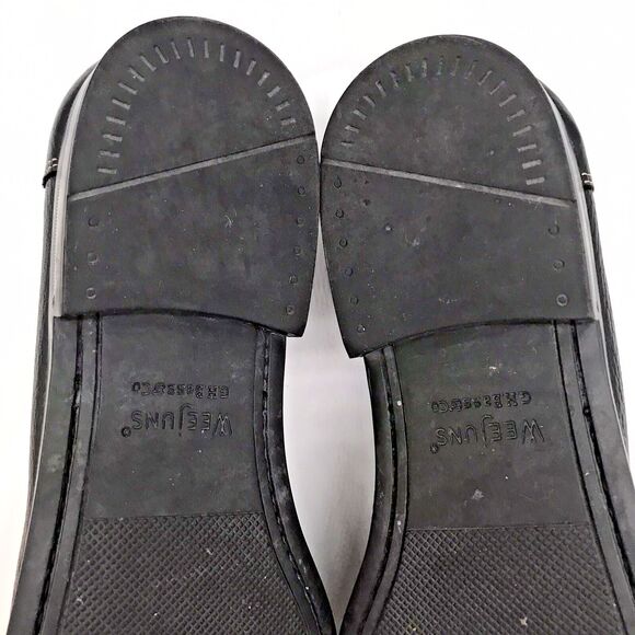 G.H. Bass Weejuns Michael Loafers Men's 12EE Brown Black Leather Kiltie Tassel - Picture 11 of 12